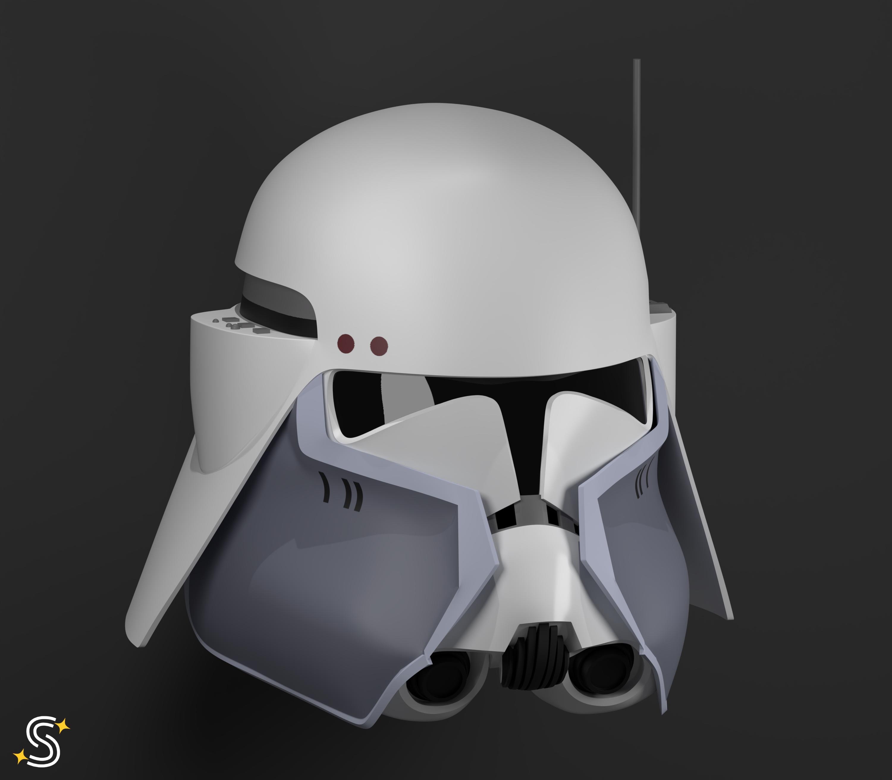 Bacara Helmet STL | Clone Trooper 3D Print Files - Etsy