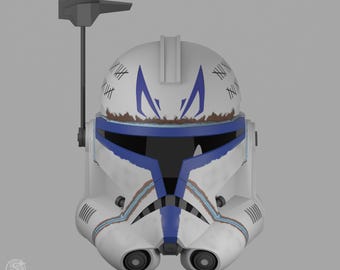 Animated Captain Rex Helmet STL | 3D Printer Files