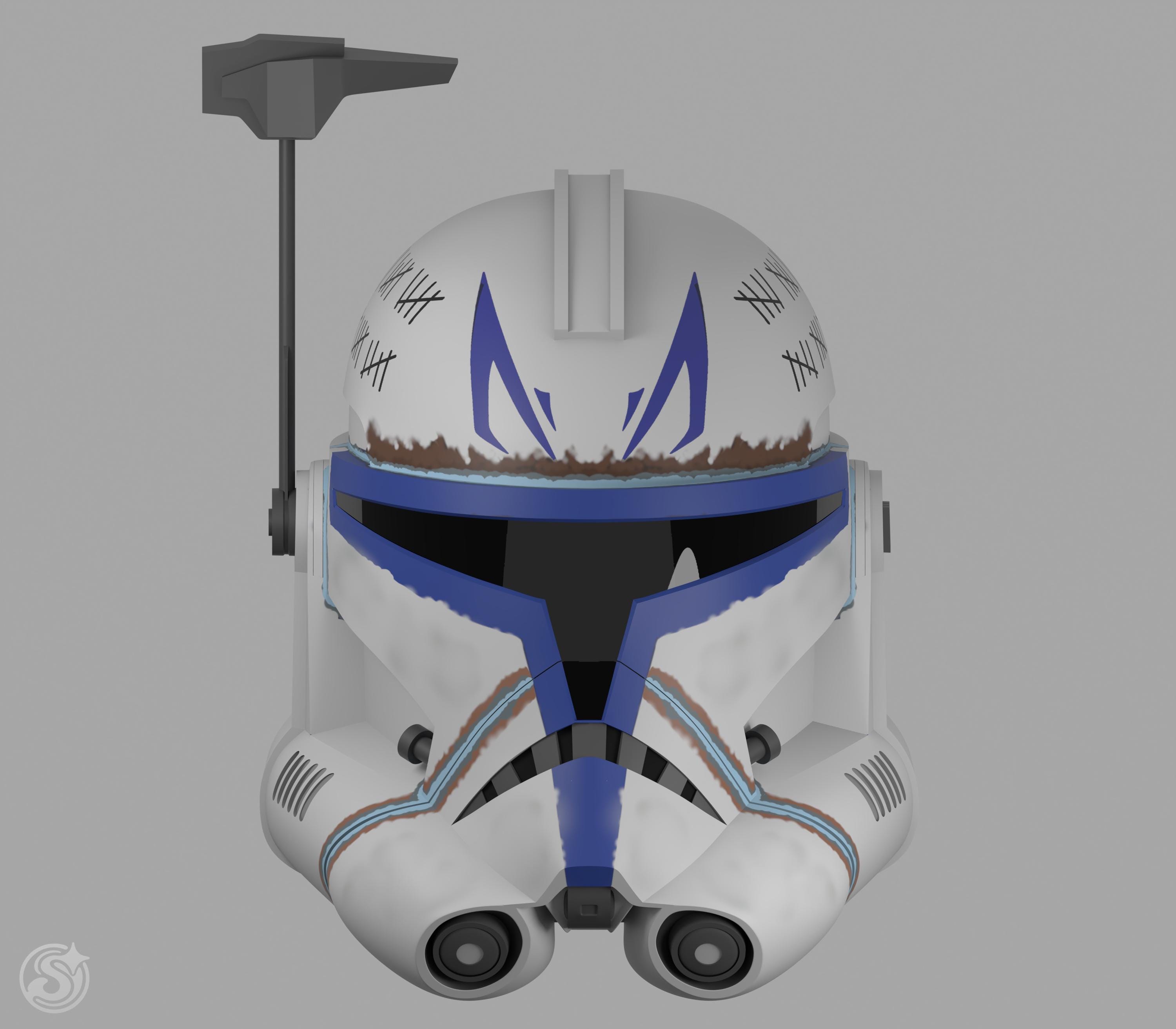captain rex motorcycle helmet Phase II 1:1 Wearable Replica (Realistic) Padawan Outpost youll feel like youve stepped right out of the screen Captain Rex Helmet (realistic) STL
