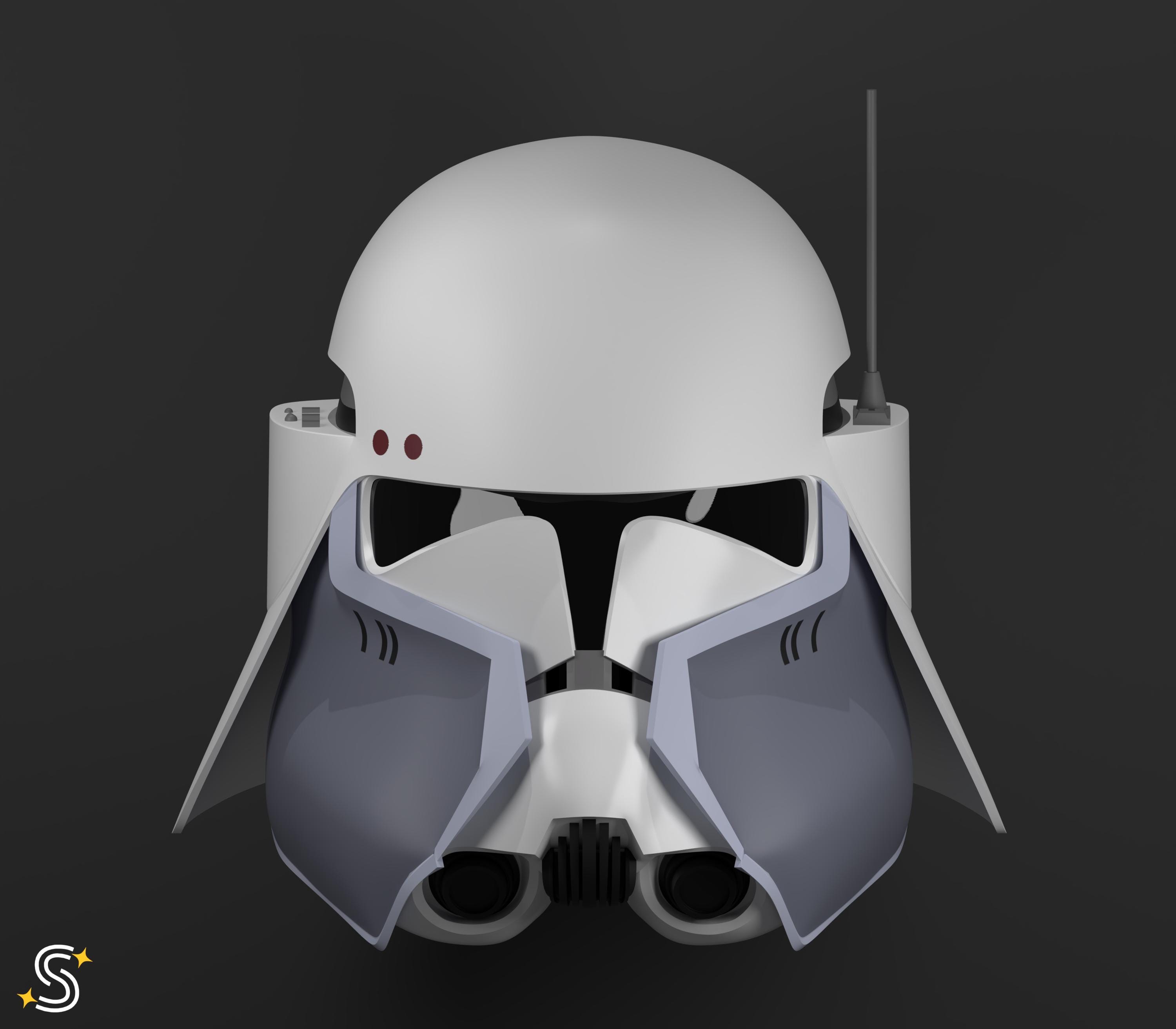 Bacara Helmet STL | Clone Trooper 3D Print Files - Etsy