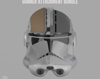Gunner Accessories Bundle STL - 3D Print Files Clone Trooper Helmet