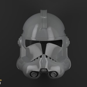 Clone Trooper Helmet DIY Kit - Raw 3D Print
