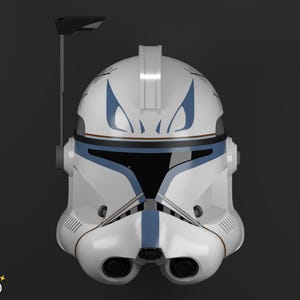 Star Wars Captain Rex Helmet (Realistic) STL | Clone Trooper 3D Print Files