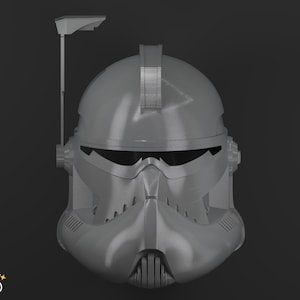 Commander Wolffe Helmet DIY Kit - Raw 3D Print
