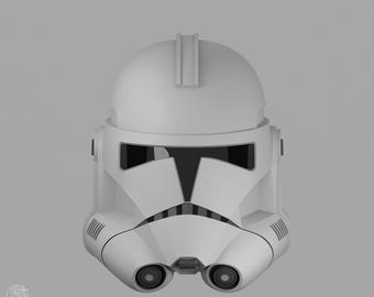 Animated Clone Trooper Helmet STL | 3D Printer Files
