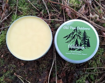 Natürliches Holz- und Lederwachs 100ml. Wildwachs von Old Pine Outdoors. Handgefertigt in den Niederlanden