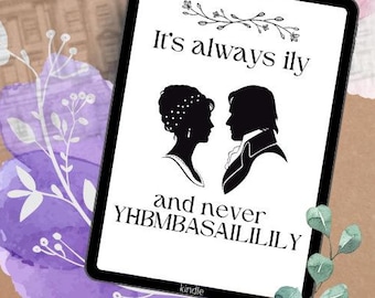 Mr Darcy Kindle Screensaver- Digital Download