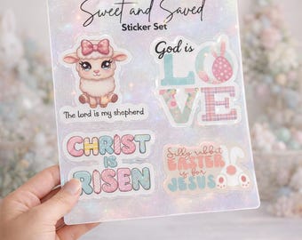 Girl's Easter Sticker Set Sheet