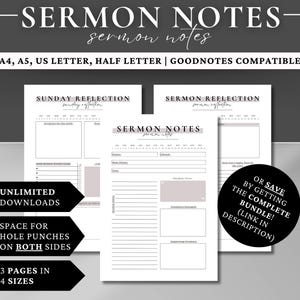 Predigt Notizen Druckbares Journal Digitale Predigt Notizen Goodnotes Kirche Notizen Vorlage Predigt Notizen Arbeitsblatt druckbare Glaube Journal Vorlage
