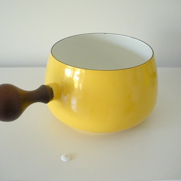 Lemon yellow Dansk Sauce Pot