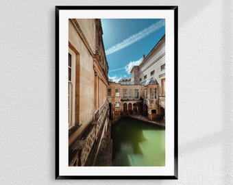 Roman Bath Spa Photography Print: Architectural Wall Art (Digital Download)