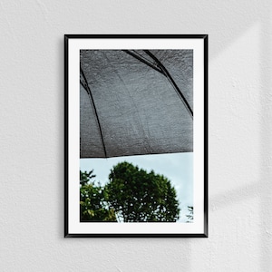 Rainy London Photography Print: Umbrella Wall Art (Digital Download)