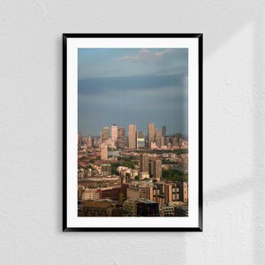 Canary Wharf Golden Hour Print: London Skyscraper Photography (Digital Download)