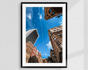 London Cityscape Photography Print: Modern Wall Art (Digital Download)
