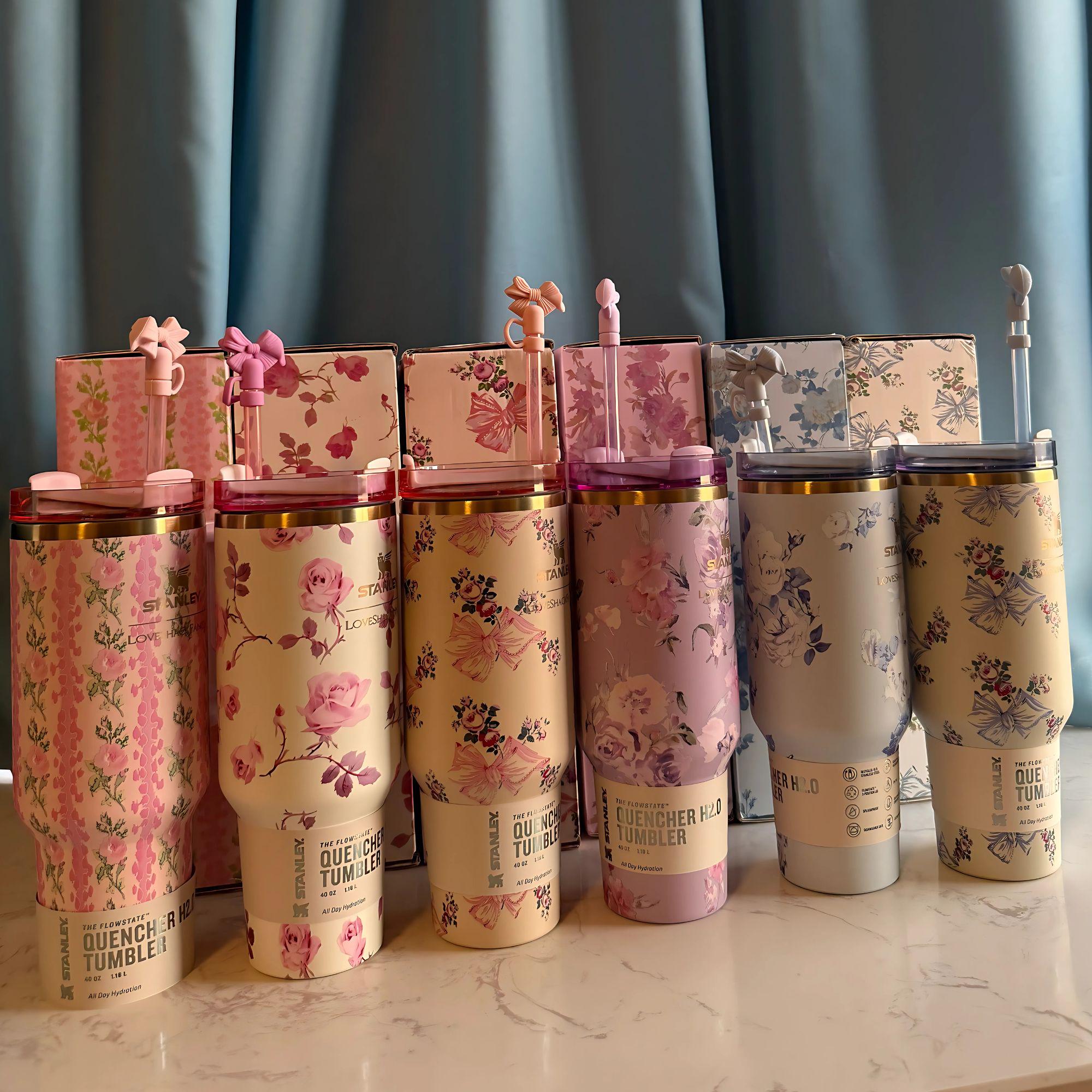 Pack of Six Custom Love Shack Fancy Cup | 40 Oz Stanley Tumbler | Gift for her | Limited Editon