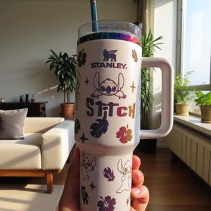 Vaso Stanley personalizado de 40 oz, taza de viaje portátil, taza para bebidas frías y calientes, vaso para acampar, bebida para aventuras al aire libre