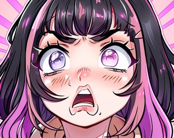 Retrato de anime adorable y personalizable, avatar de perfil estético, imagen de presentación para plataformas sociales, arte de identidad digital personalizado.