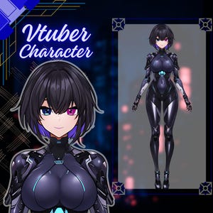 Custom Live2D Vtuber Model | Vtuber Commission | Live2D Vtuber Model | Vtuber Rigging | Anime | Anime Art Commission | PNGtuber | Animation