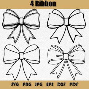 Pacchetto Svg Nastro, Png, Pacchetto SVG Fiocco Nastro, Nastro SVG, Fiocco svg, Regalo Svg, Papillon SVG, Png, File per Cricut, Silhouette, Fiocco regalo svg