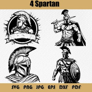 Spartan SVG Bundle, Spartan Warrior Clipart,Warrior Helmet Spartan Knight Roman Templar Fighter Sparta Rome Gladiator SVG Empire Army Shirt
