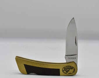 Vintage Gerber Sportsman Folding Lockback Pocket Knife Portland Oregon 97223