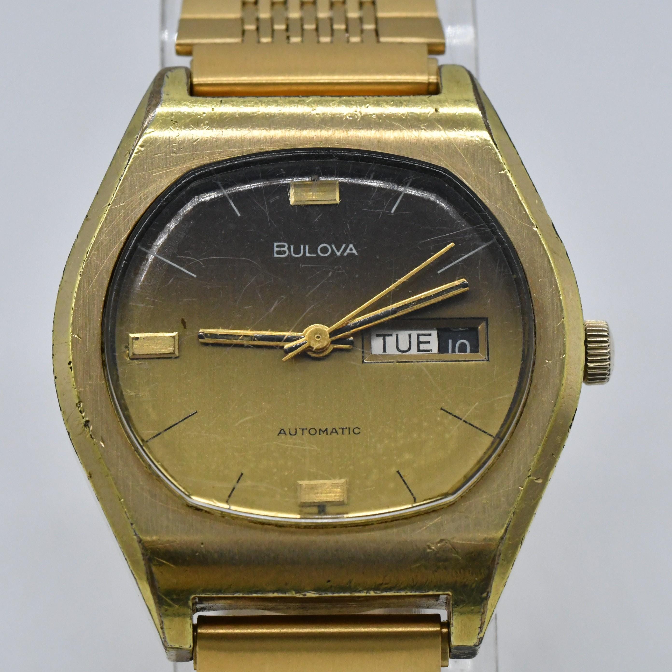 Vintage 1973 Bulova 3314 Commander Men\'s Automatic Wristwatch 10COAC Gold Tone Vintage Men main image 3