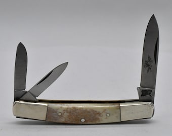 Vintage American Blade AB-9 Ebonite Lockback Pocket Knife NIB Seki
