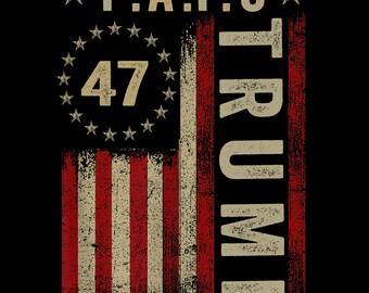 Divertente maglietta FAFO Trump PNG – Presidente 47 Design umoristico politico con bandiera americana – Satira patriottica Download digitale