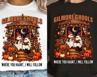 Gilmore Ghouls Halloween Png, Ghost Spooky Season Halloween Png, Ghost Halloween Png, Funny Halloween Kids PNG