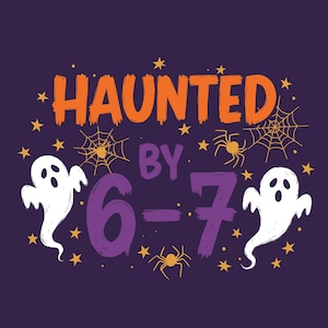 Haunted by 6-7 Halloween PNG, Funny Spooky Meme PNG, Six Seven 6 7 Meme Png, Gen Z PNG, Trendy Halloween Costume, Gift