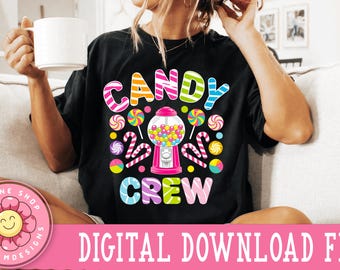 Candy Crew PNG | Sweetie Candy Squad | Candy Security Clipart | Digital Download for Fun Candy Decorations & Party Designs
