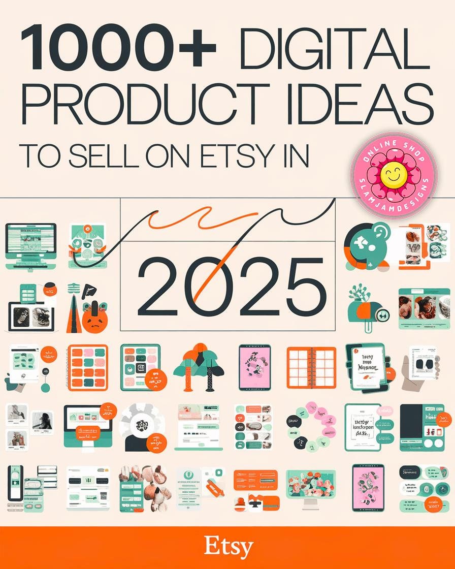 2025 Etsy Digital Product Ideas 1000 Digital Product Ideas To Sell On