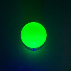 22.4mm handmade UV reactive ION glass marble