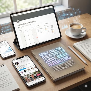 Przewodnik po algorytmach mediów społecznościowych | Notion Planner (plik PDF i szablon do pobrania)