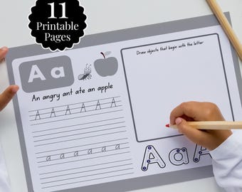 Alphabet Tracing Worksheets | Preschool-KDG Phonics (PDF Download)