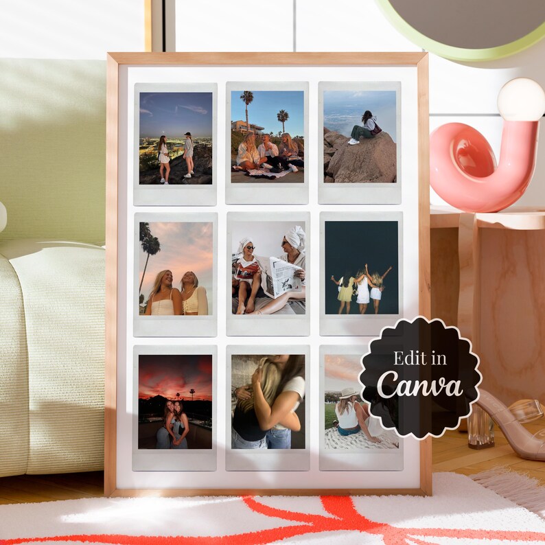 Custom Movie Poster Template for Canva, Personalized poster, Valentines Day, Couple Gift, Anniversary Gift, Digital download,Custom Best Friend Photo Print | Polaroid Poster | Personalized Wall Art | Bestie Birthday Gift | Digital or Physical Print, 30th custom gifts,custom photo gift,christmas gift her,30th birthday gifts,custom photo print,best friend birthday,best friend gifts,bestie birthday gift,personalised prints,personalised gifts,friendship print,best friends 30th,gift for best friend