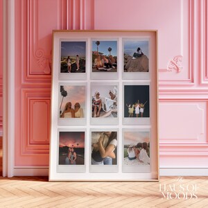 Custom Polaroid Collage Print Retro Photo | Personalized Dorm Room Wall Art | Roommate Gift | Editable Canva Template | Digital Download funny roommate gift, retro photo print, trendy custom print, custom Canva template, personalized wall art, college dorm decor, best friend gift, custom photo art, customizable prints, printable wall art, they were roommates, headline print, custom newspaper wall art