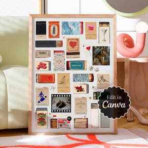 Matchbook Poster Customizable Canva Template