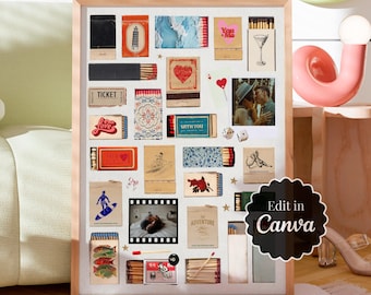 Matchbook Poster Customizable Canva Template