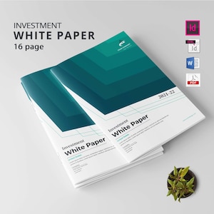 Libro bianco sugli investimenti / Libro bianco finanziario / Documento di analisi degli investimenti / Libro bianco / Libro bianco aziendale / Libro bianco aziendale