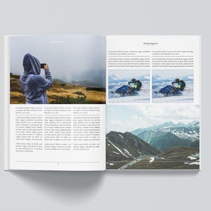 Simple Magazine | Magazine Template | Magazine Layout | Minimalist ...