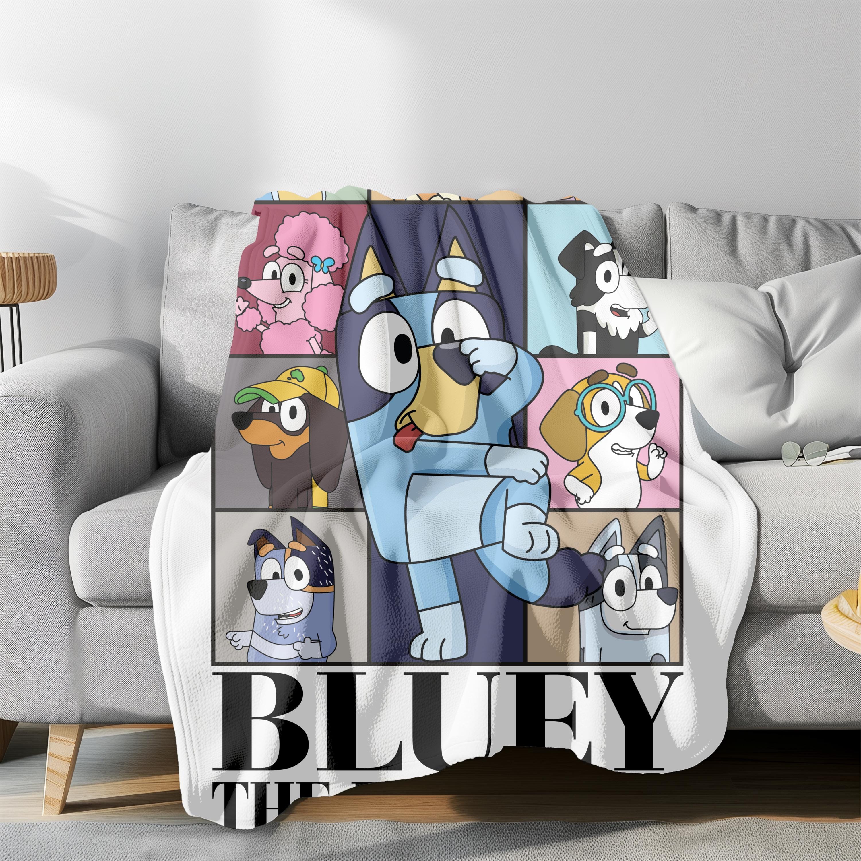 Bluey throw blanket hotsell