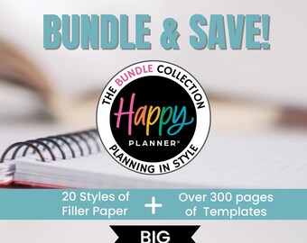 Happy Planner, Bundle Collection, Digital Planner, Planner Inserts, Happy Planner Daily, Digital Planner 2024, Happy Planner Printable