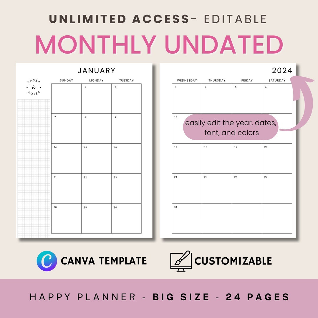 Editable big happy planner inserts happy planner inserts printable