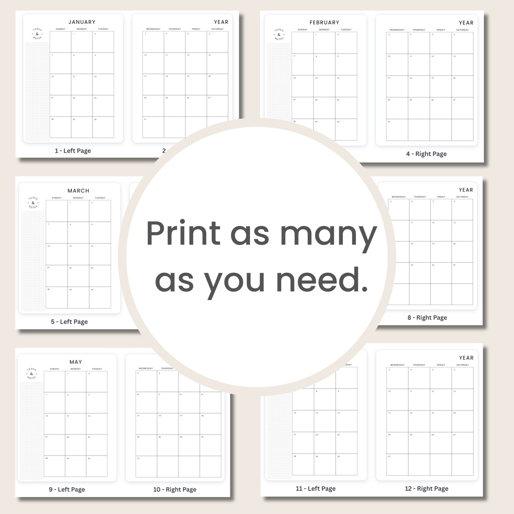 Big Happy Planner Inserts