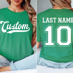 Custom Team Name Jersey Tshirt, Sports Team Shirts, Custom Jersey Shirt, Personalized Custom Shirts, Name Baseball Shirt, Custom Sport Shirt