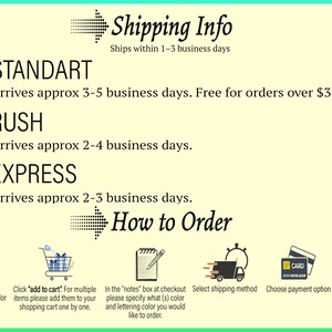The image is a shipping information graphic that provides details on the shipping options available for orders. It includes icons and text to guide customers through the process of selecting the appropriate shipping method and completing their order.
