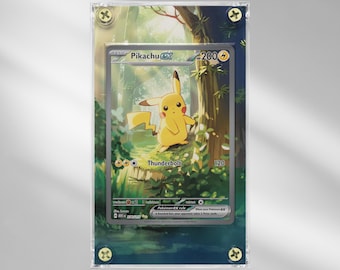 Pikachu ex #276 - Ascended Heroes - Pokemon Extended Artwork Protective Card Display Case