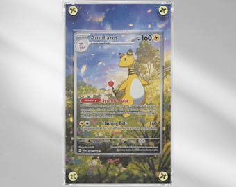 Ampharos 090/086 - Chaos Rising - Pokemon Extended Artwork Protective Card Display Case