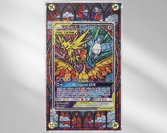 Moltres Zapdos Articuno GX SM210 - Sun & Moon Promos - Pokemon Extended Artwork Protective Card Display Case